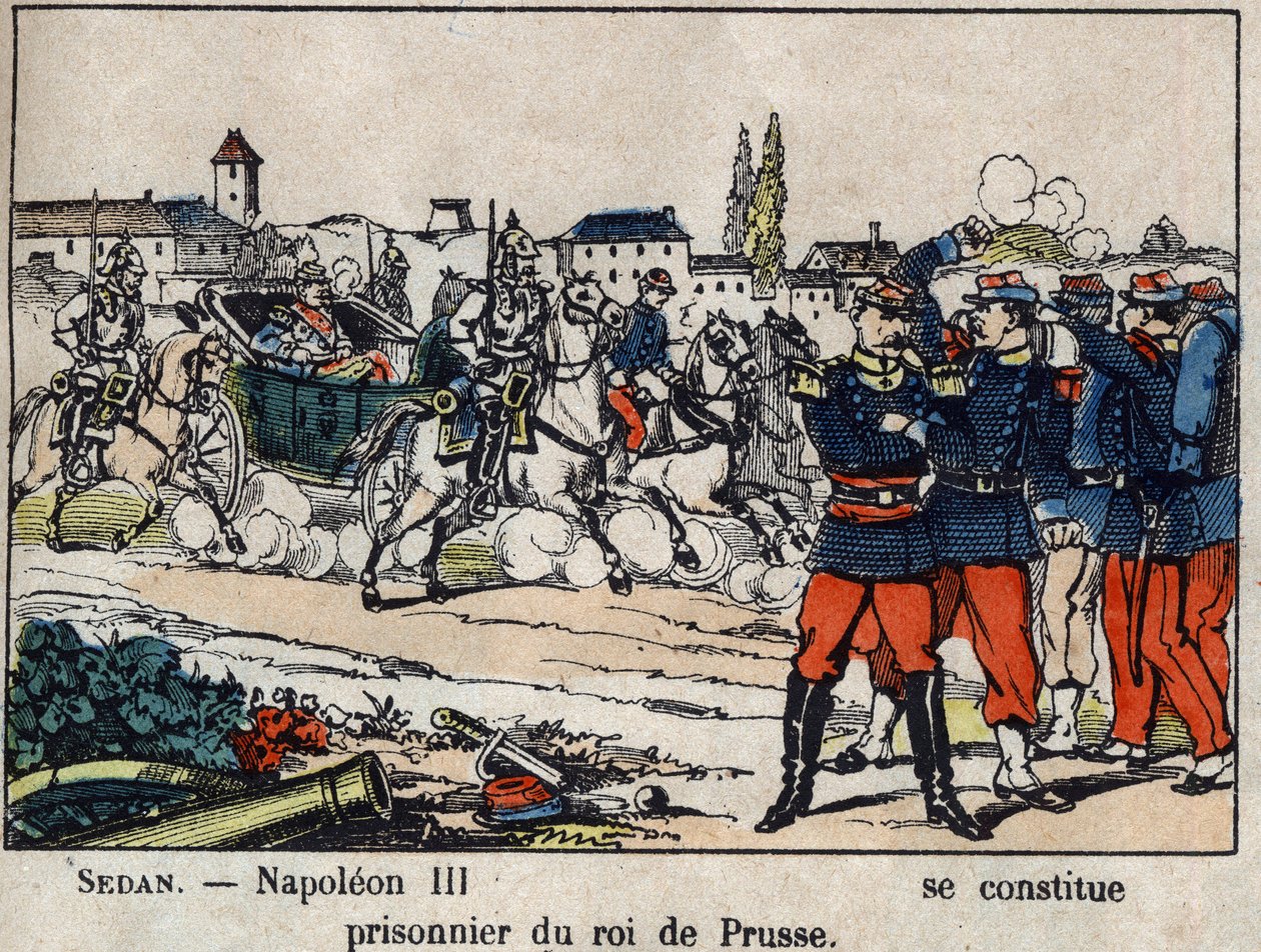 War of 1870 between France and Prussia: The Battle of Sedan, Emperor Napoleon III (Louis Napoleon Bonaparte) by French School