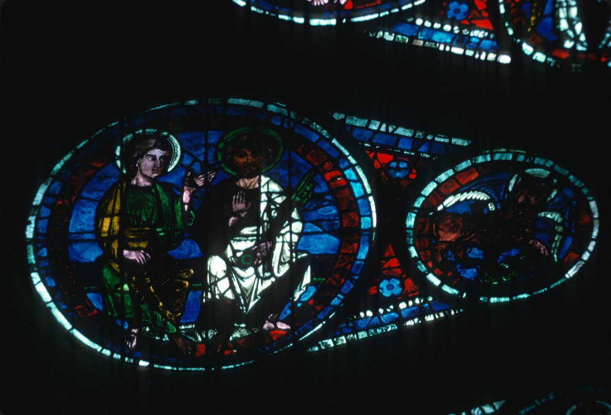 West Rose Window by French School