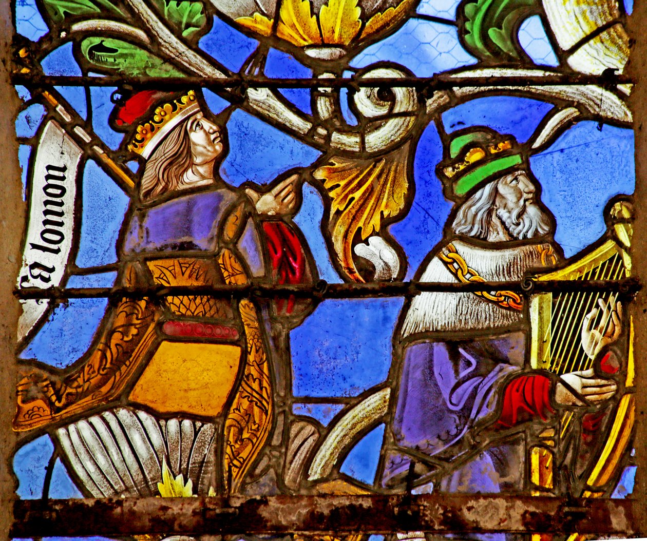 David and Solomon on the Tree of Jesse by French School