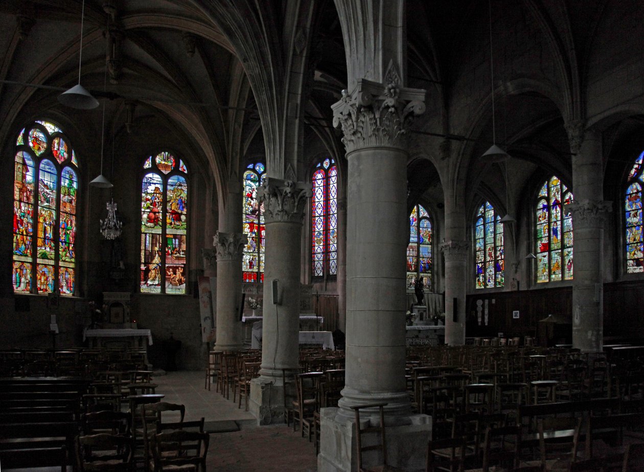 Window depicting View by French School