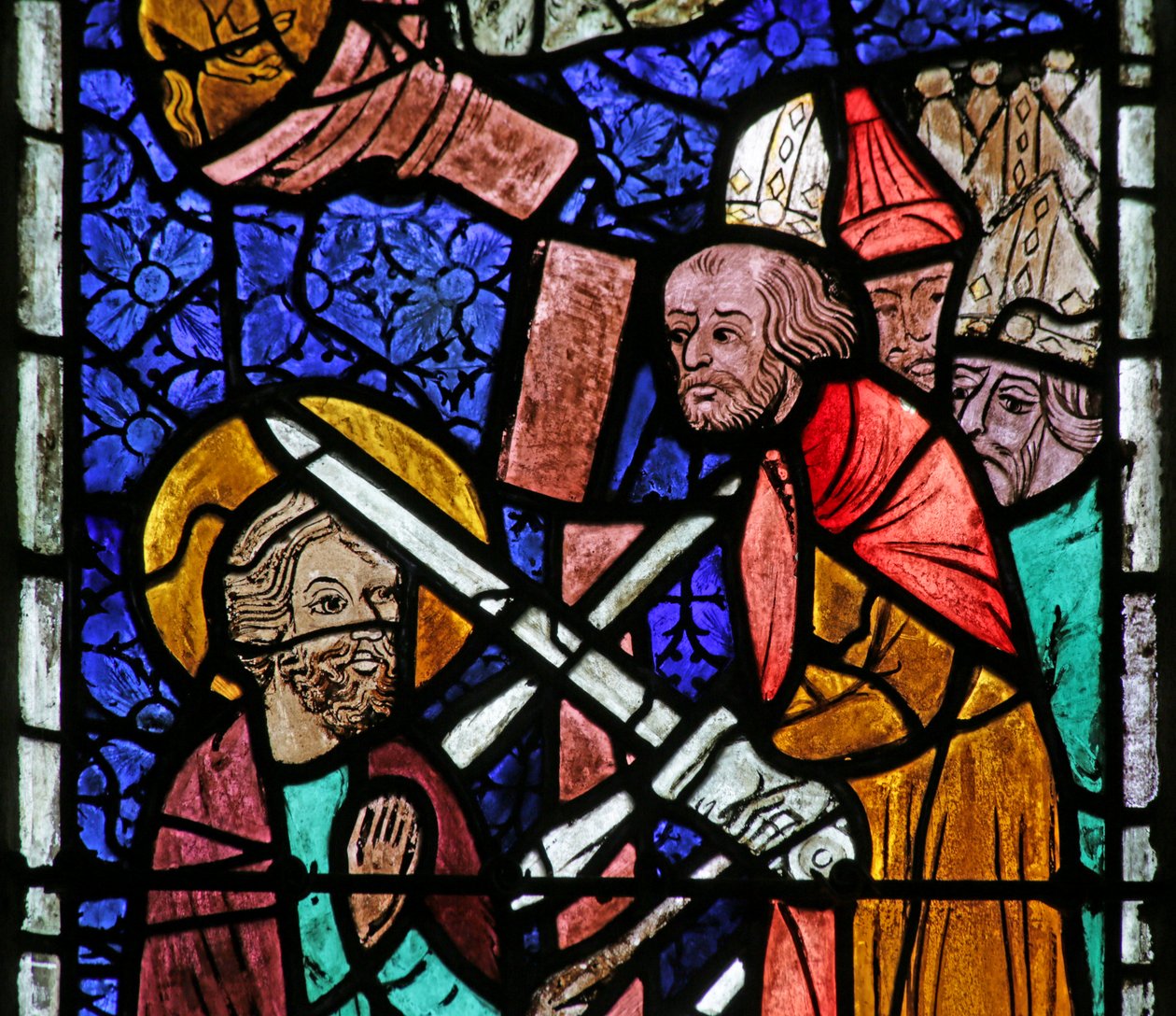 Window Depicting the Execution of Saint Thomas by French School
