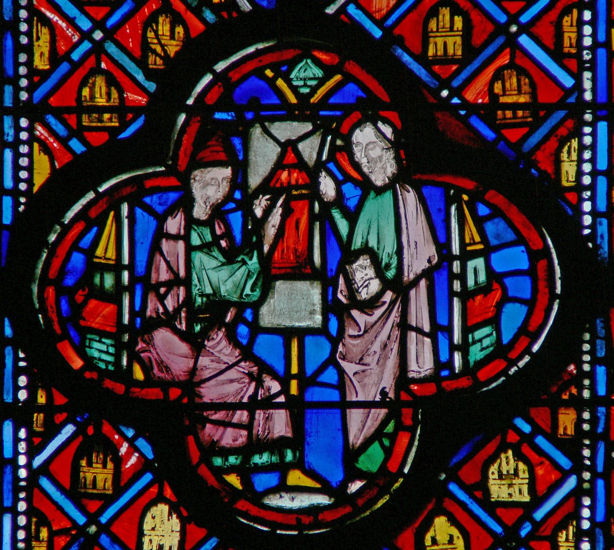 Ezekiel Draws a Plan of Jerusalem on a Tablet by French School