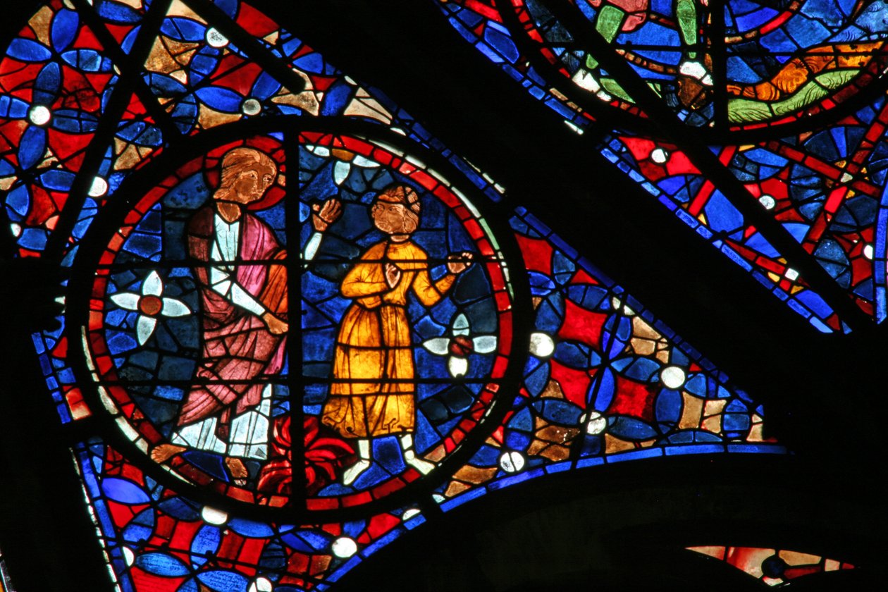 Window w115 depicting Abel