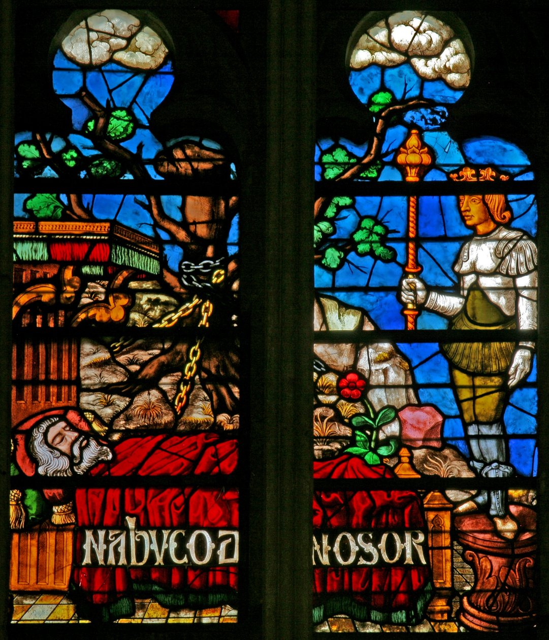 Scenes from the story of Daniel by French School