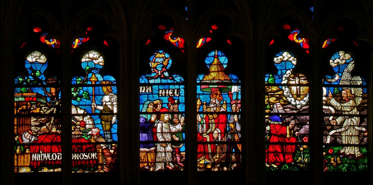 Scenes from the story of Daniel by French School