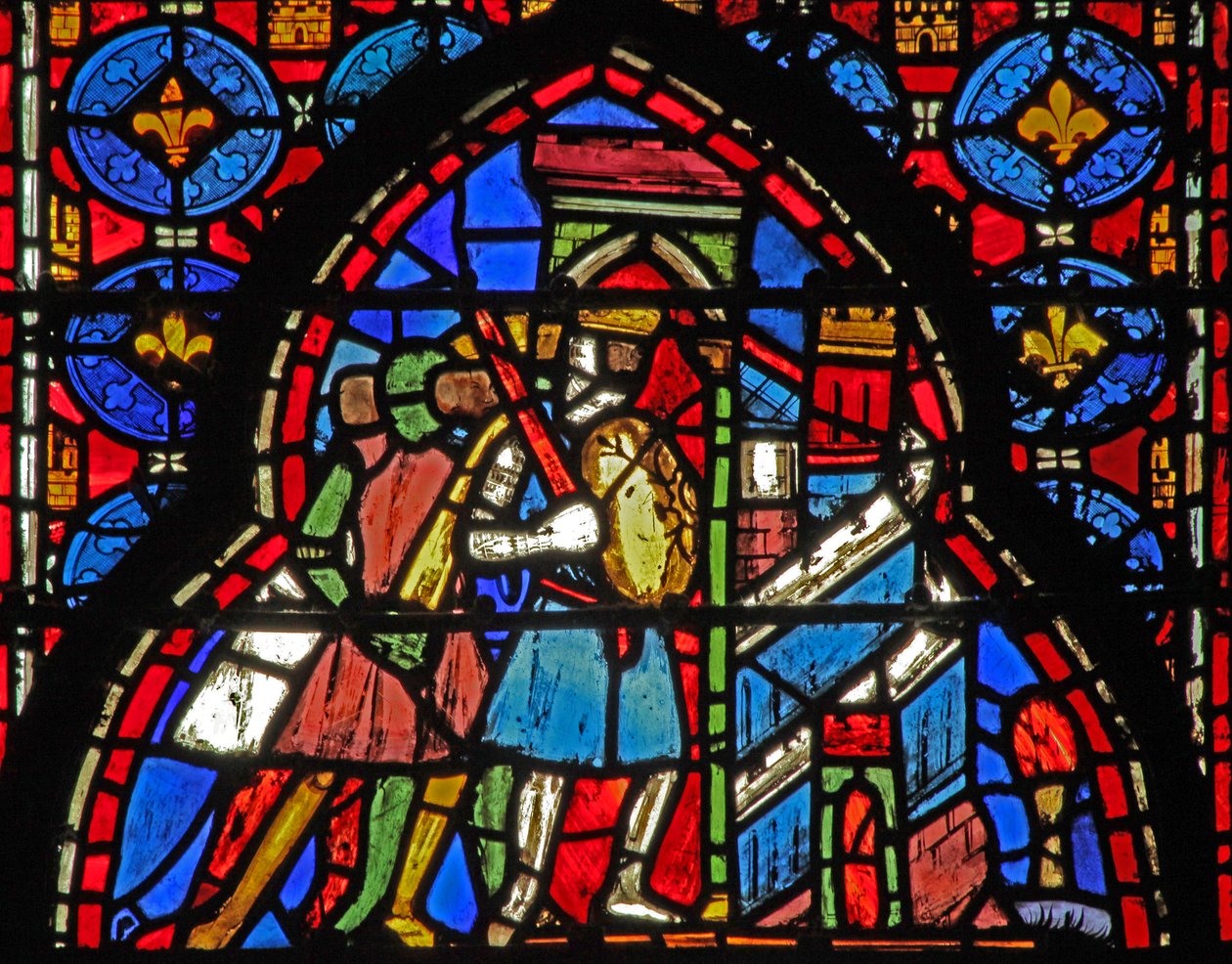 Heraclius Seizes the Persian Capital by French School