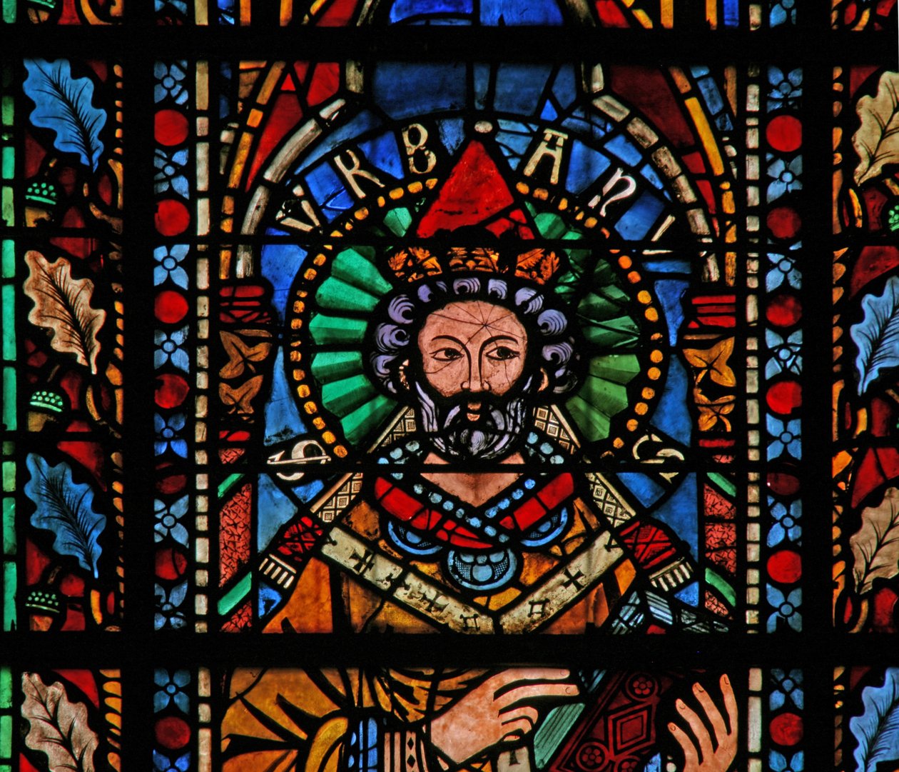 Window w201 depicting Pope Urbain I by French School