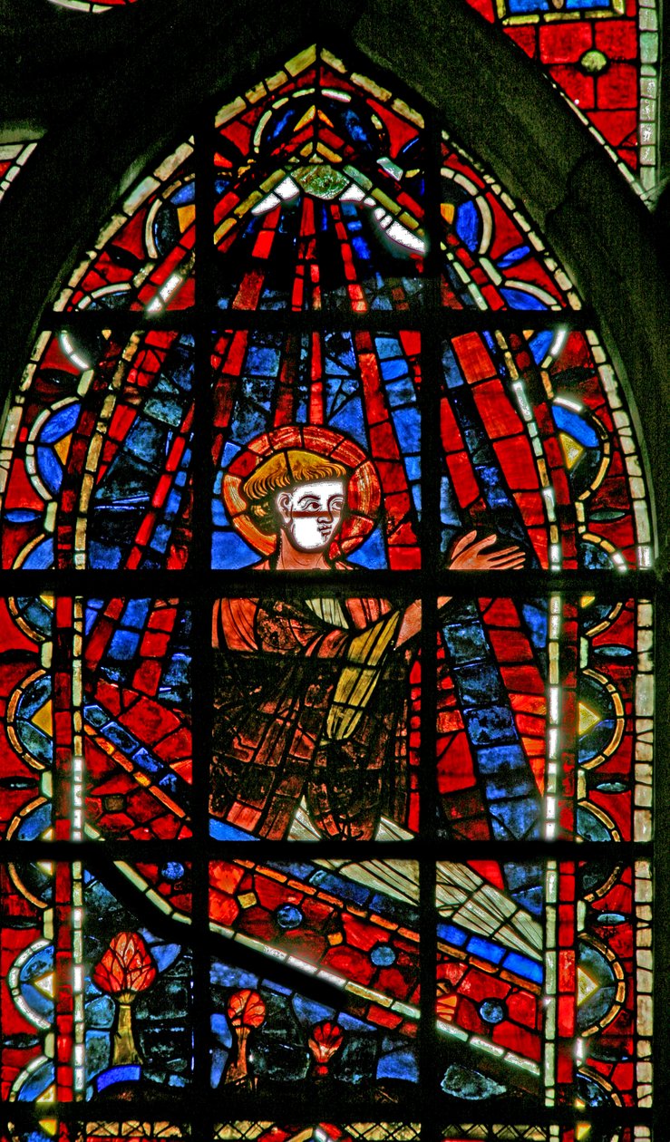 The death of St John by French School