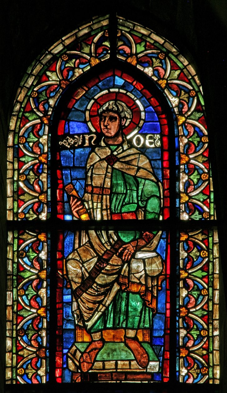 Window w210 depicting Noah by French School