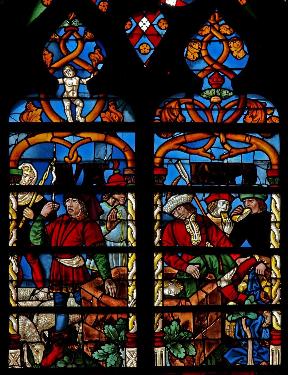 Joseph is lowered into the pit by French School