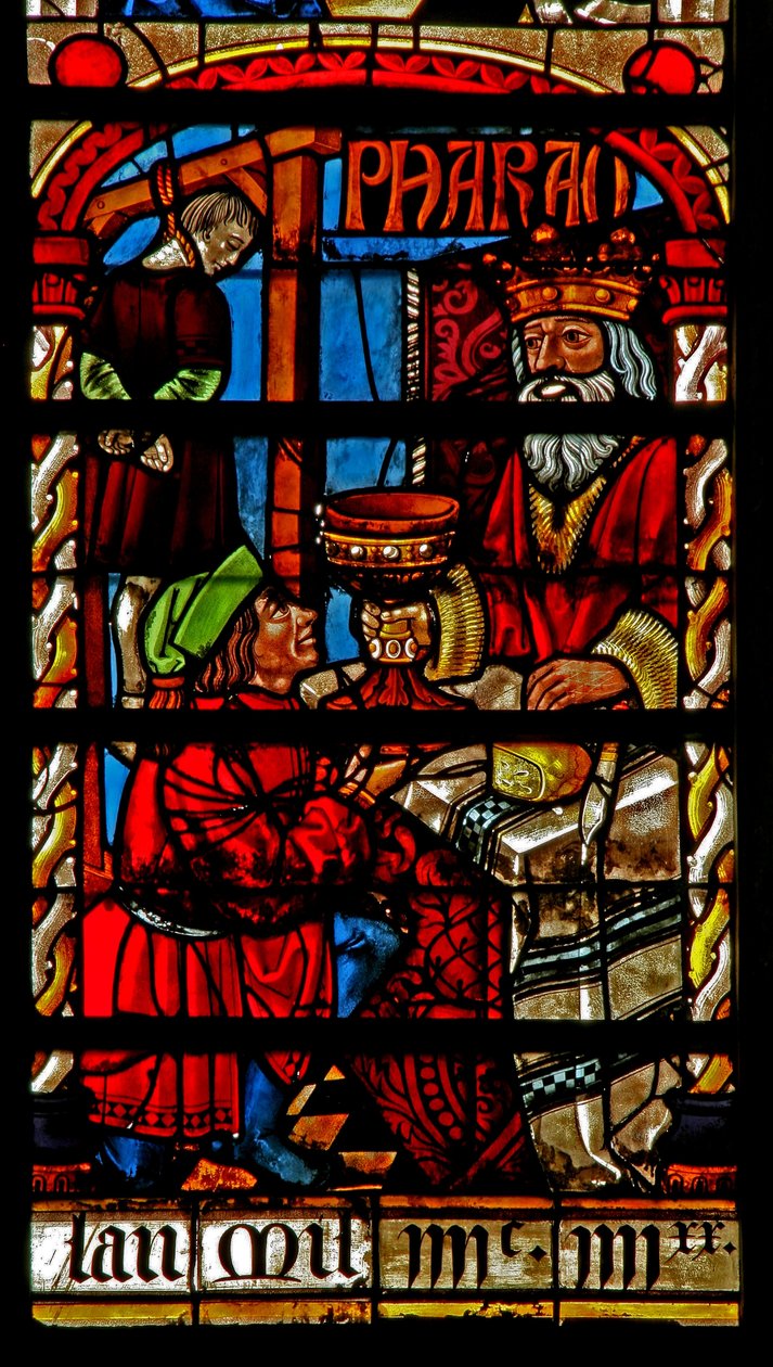 Scene from the story of Joseph: the butler reinstated and baker is hung by French School