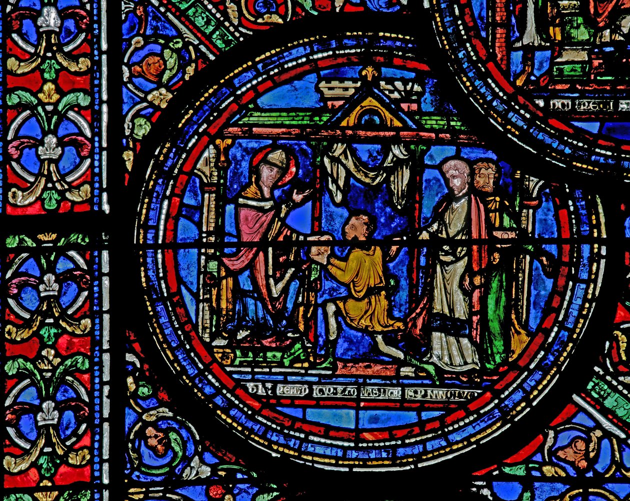 St Thomas Becket Receives a Message from the King by French School