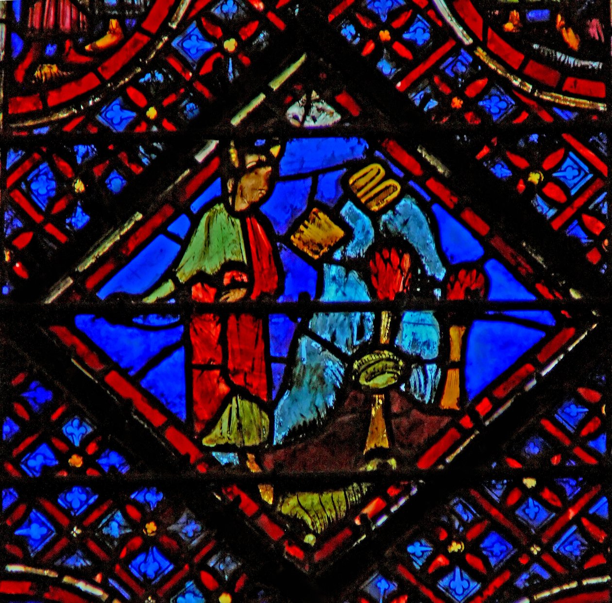 Moses Breaks the Tables of the Law by French School