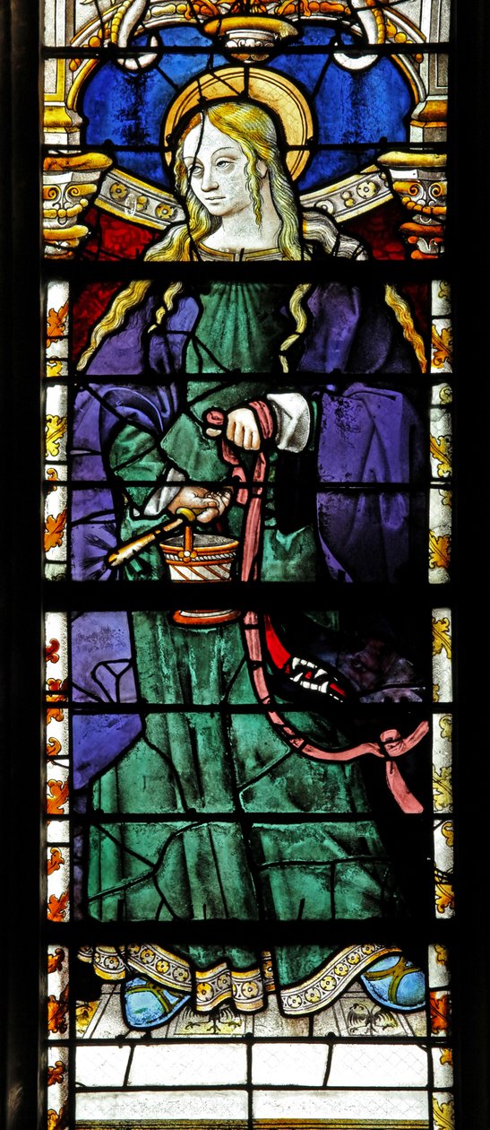Window depicting St Martha by French School
