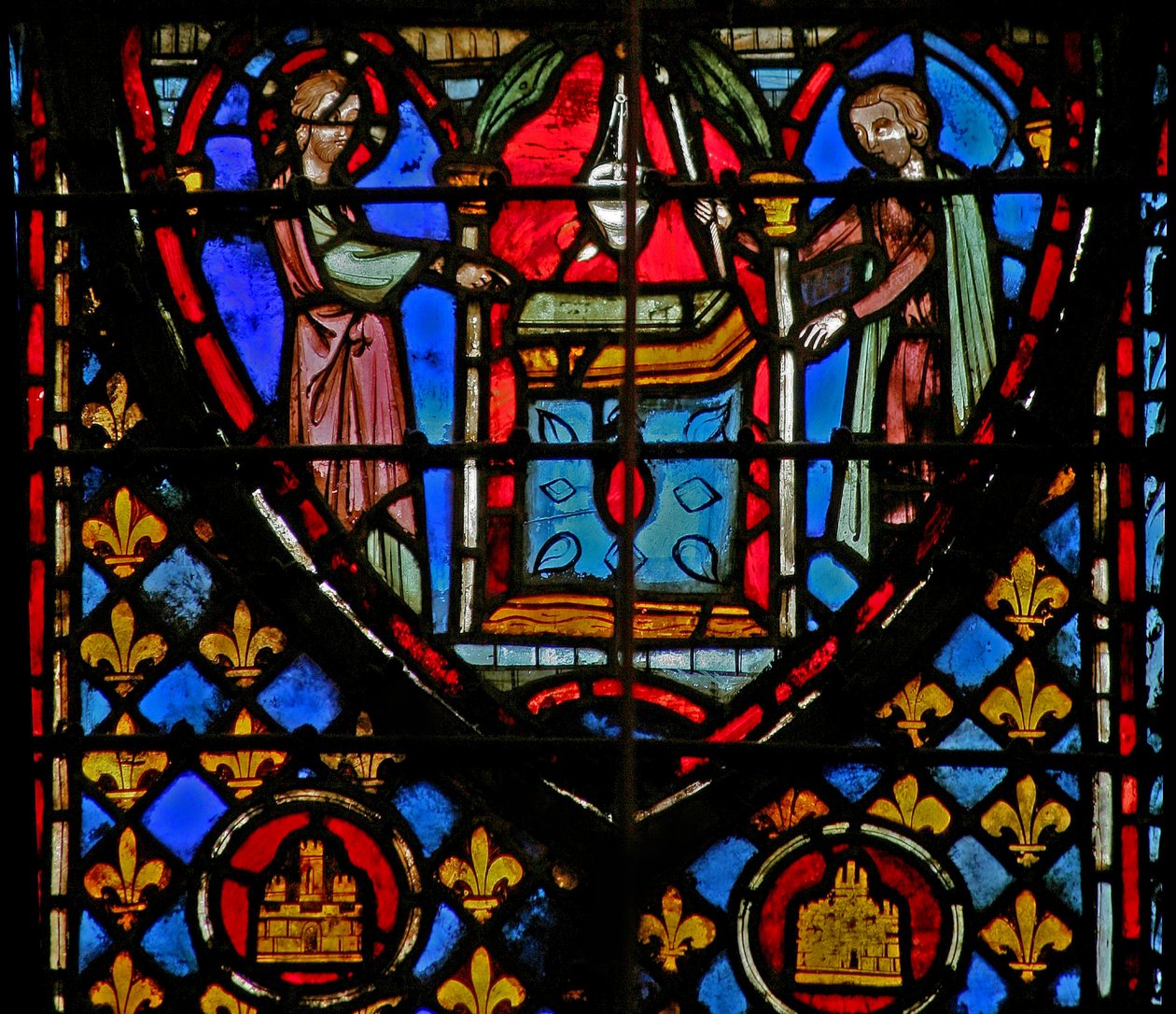 God Orders the Arrangement of the Lamps in the Temple by French School