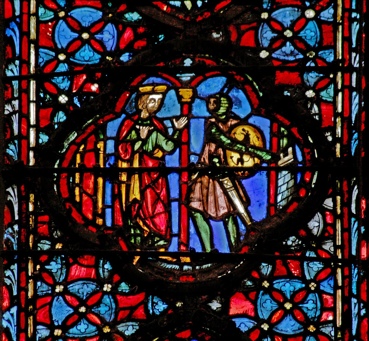 Joshua Meets the Gibeonites by French School