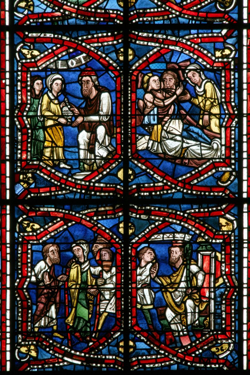 Window w5-R (Detail) by French School