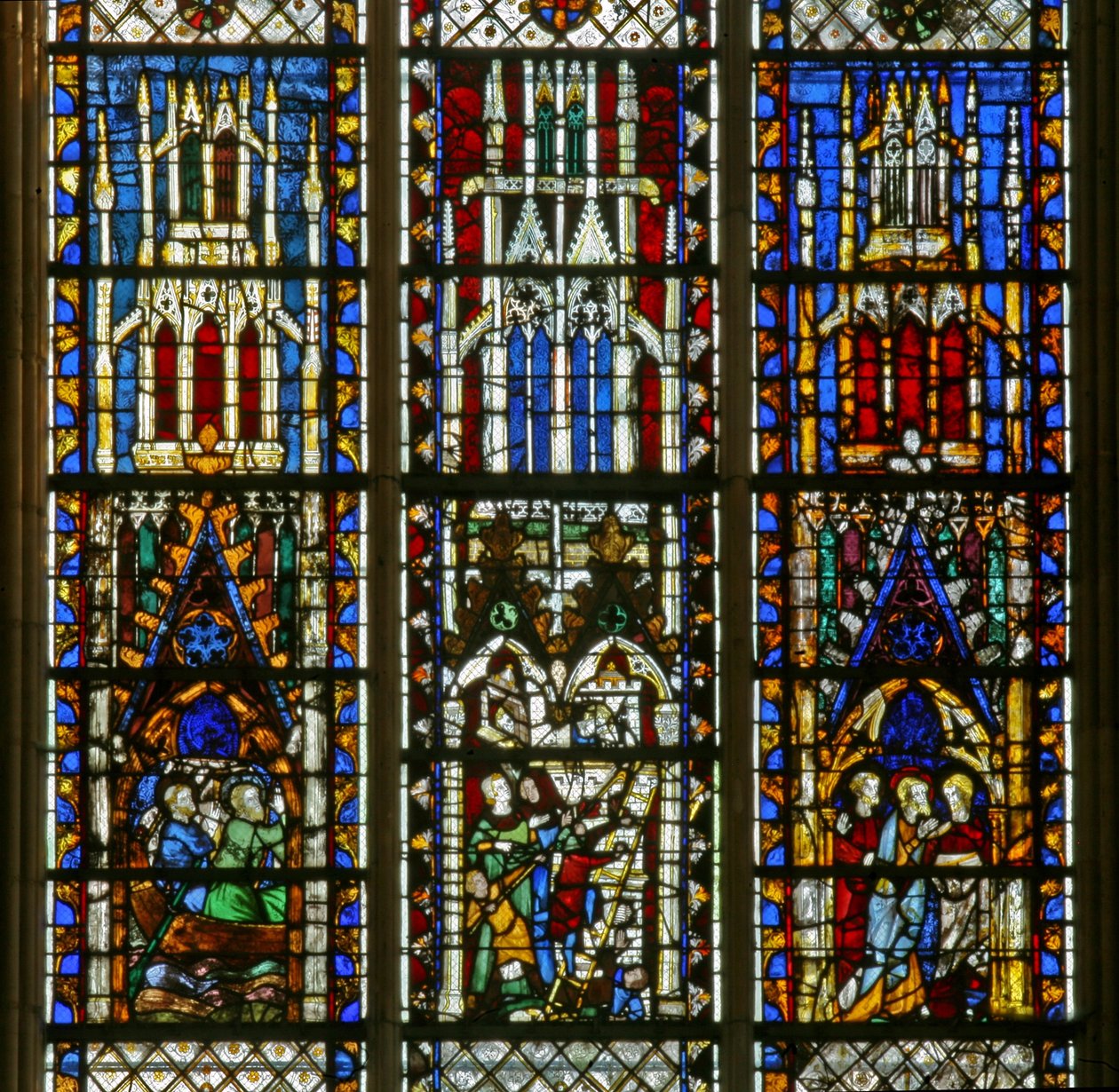 Window depicting the Calling of Andrew and Peter by French School