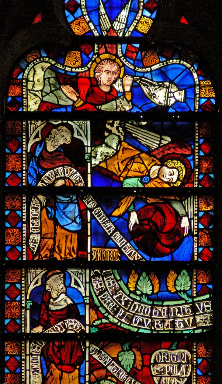 Window 8 depicting the Tree of Life by French School