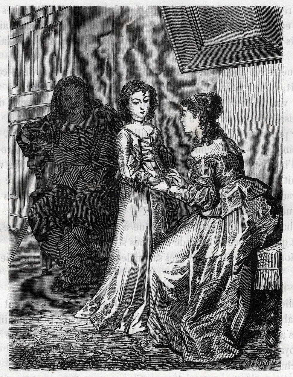 Your head is guilty if your heart is not guilty, Madame de Lanclos told her daughter Anne Ninon of the Enclos (or Ninon de Lenclos or Ninon de Lanclos). by French School