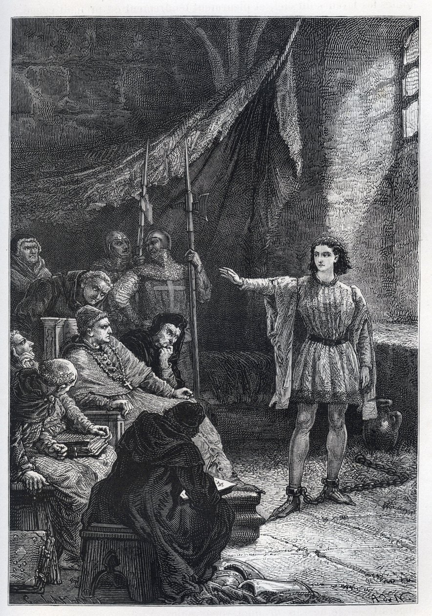 Joan of Arc in prison - 1430 Jeanne d
