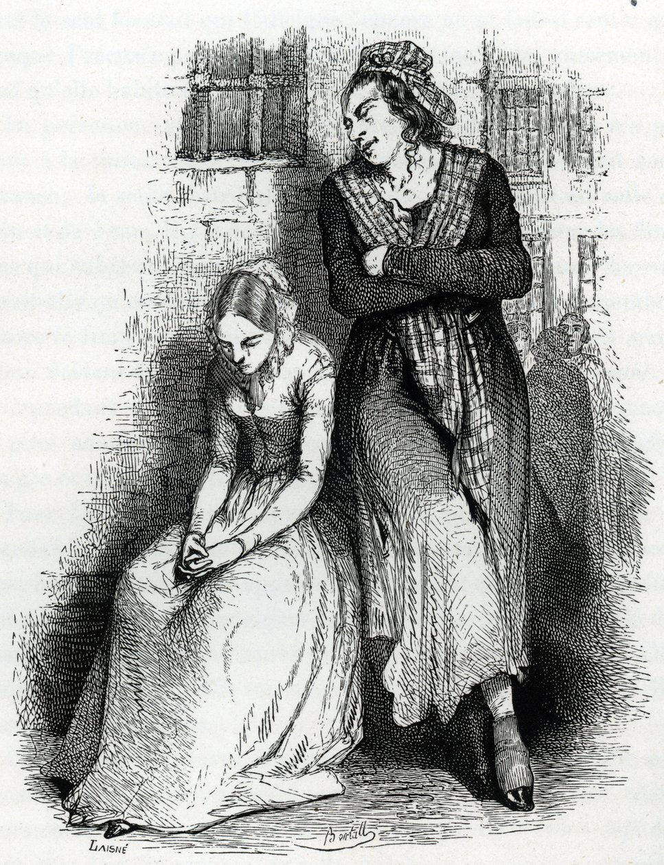 The Prisoners of the Prison Saint Lazare in Paris by French School