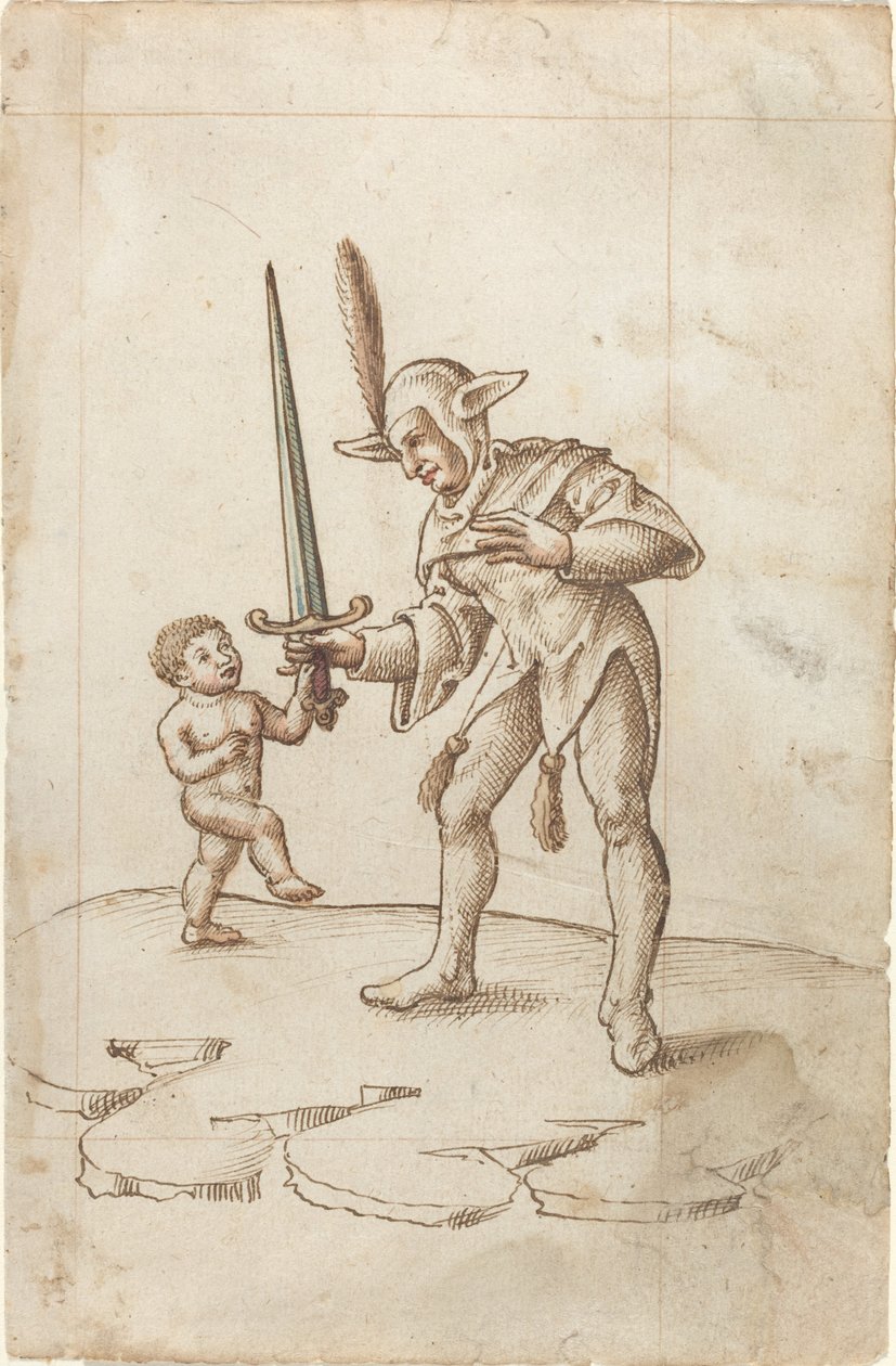Turn Aside the Sharp Sword by French early 16th Century