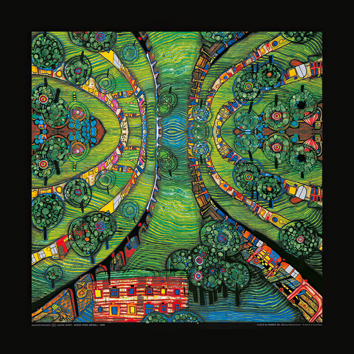The Green City (Adaptation) by Friedensreich Hundertwasser