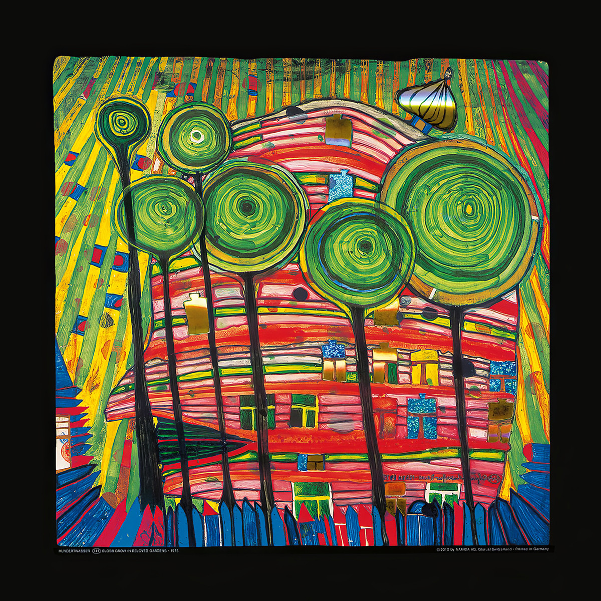 Things Grow in Beloved Gardens by Friedensreich Hundertwasser