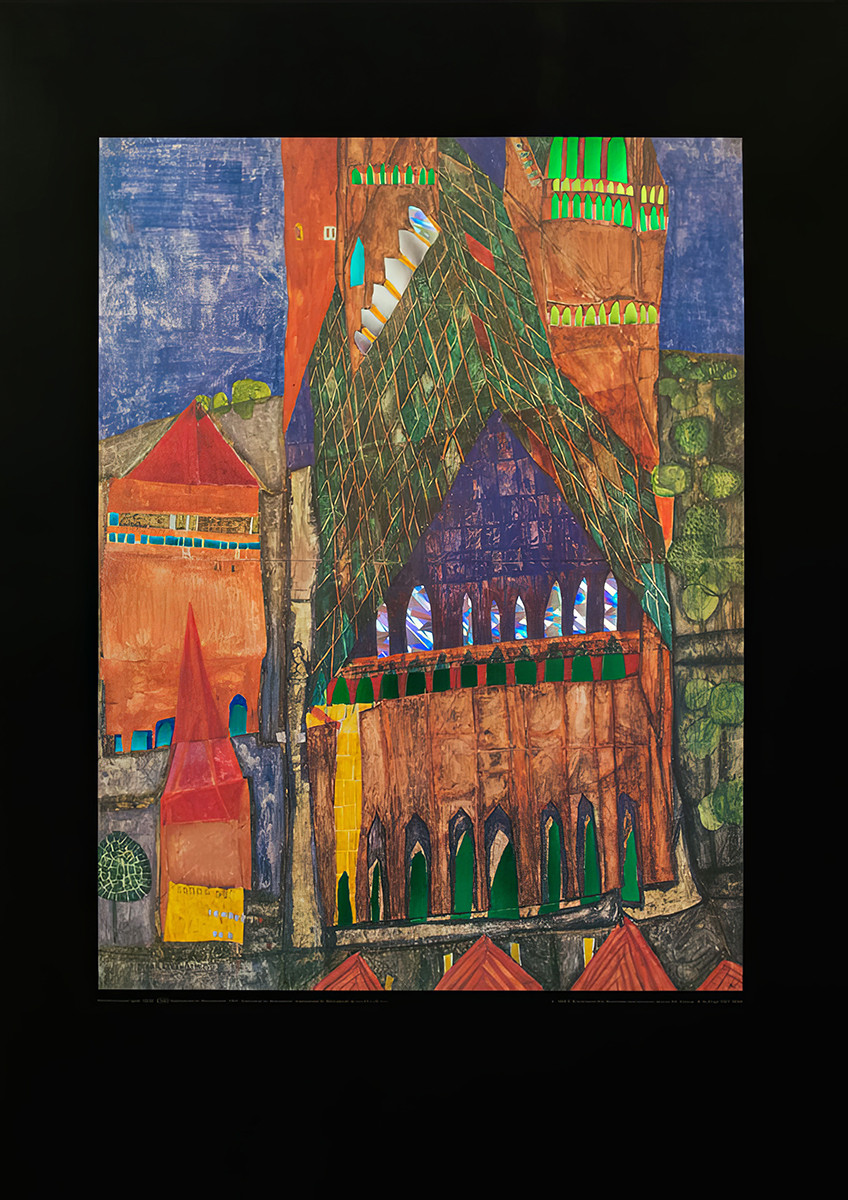 Cathedral 1 by Friedensreich Hundertwasser