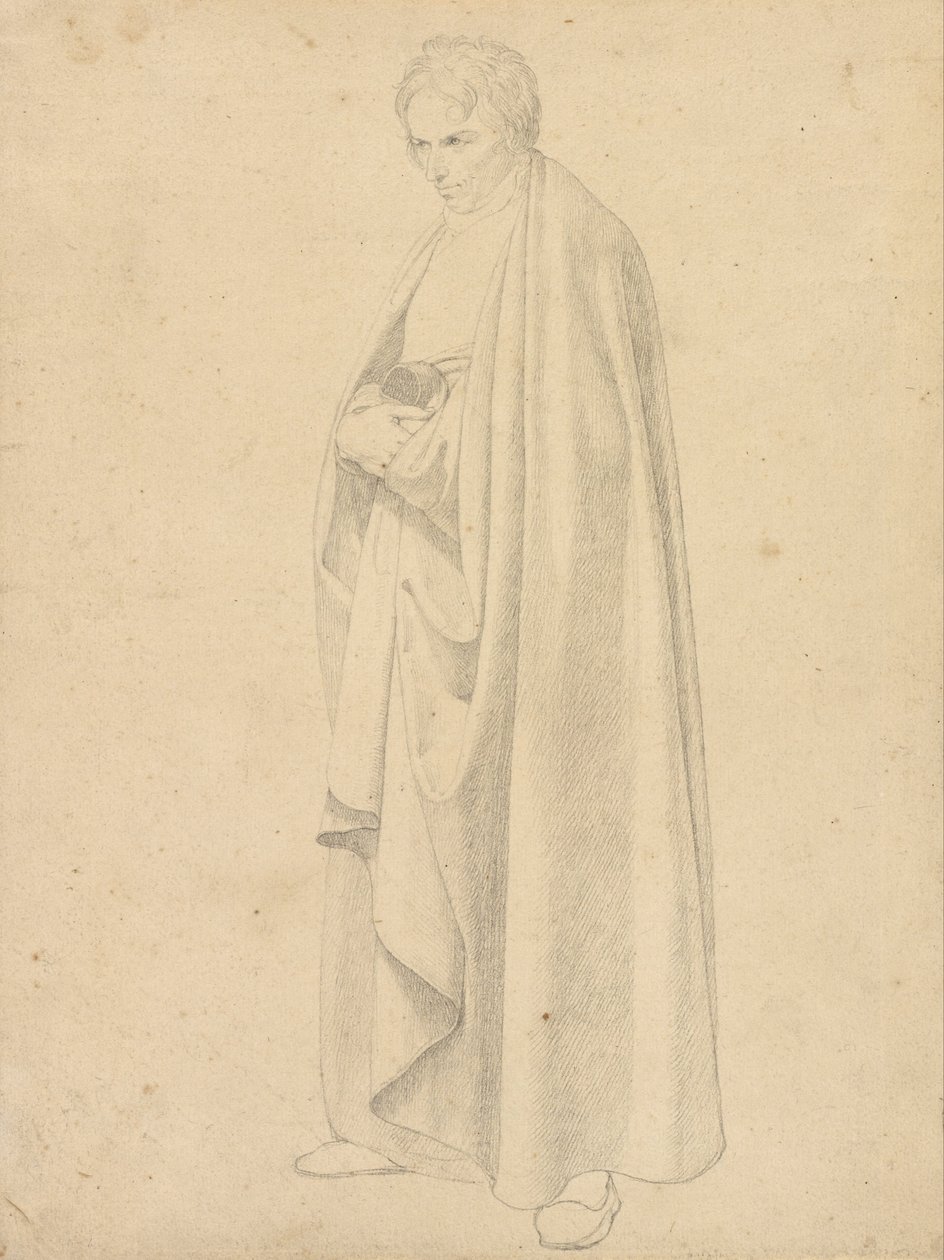Joseph Wintergerst in a Floor-Length Coat by Friedrich Wilhelm von Schadow