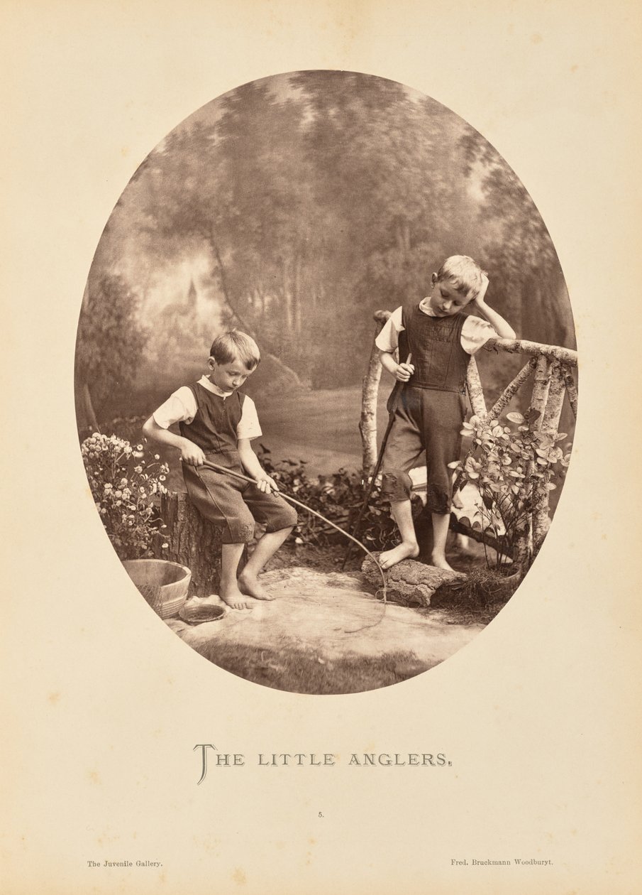 The Little Anglers by Friedrich Bruckmann