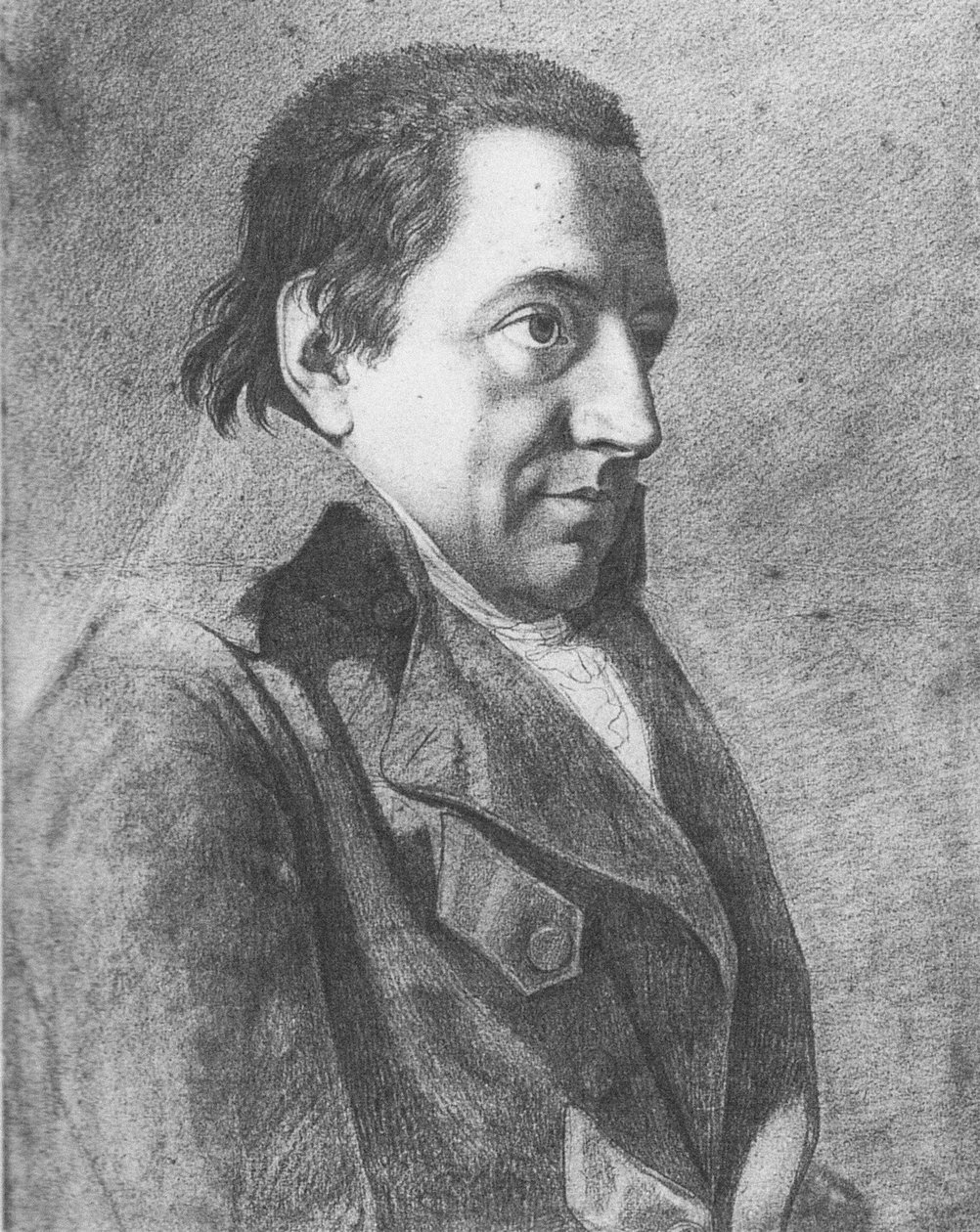 Portrait of Johann Gottlieb Fichte by Johann Friedrich Bury