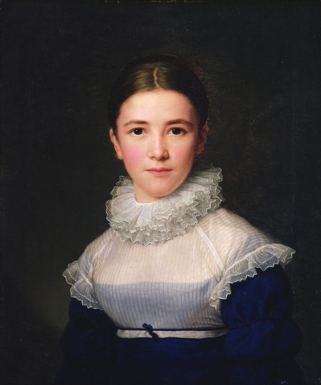 Portrait of Lina Groger, the Foster Daughter of the Artist by Friedrich Carl Groger