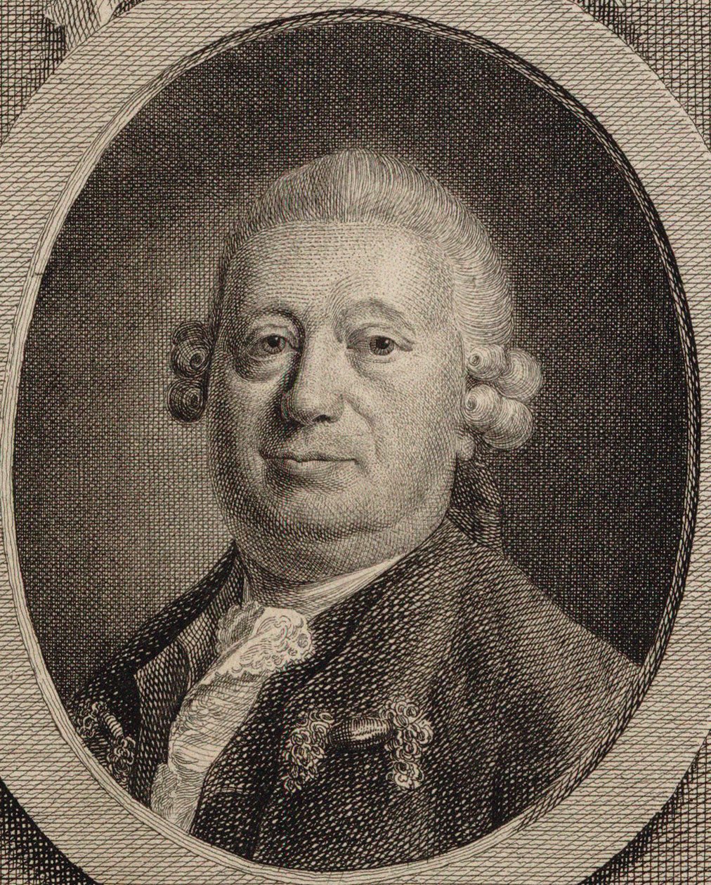 Portrait of the Composer Johann Heinrich Rolle by Friedrich Christian Gottlieb Geyser