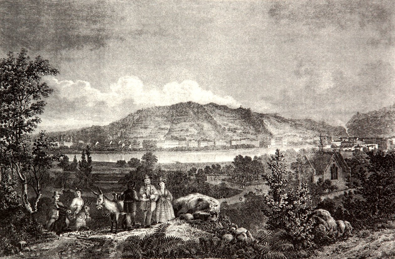 Bad Ems by Friedrich Foltz: Highest-quality art reproduction