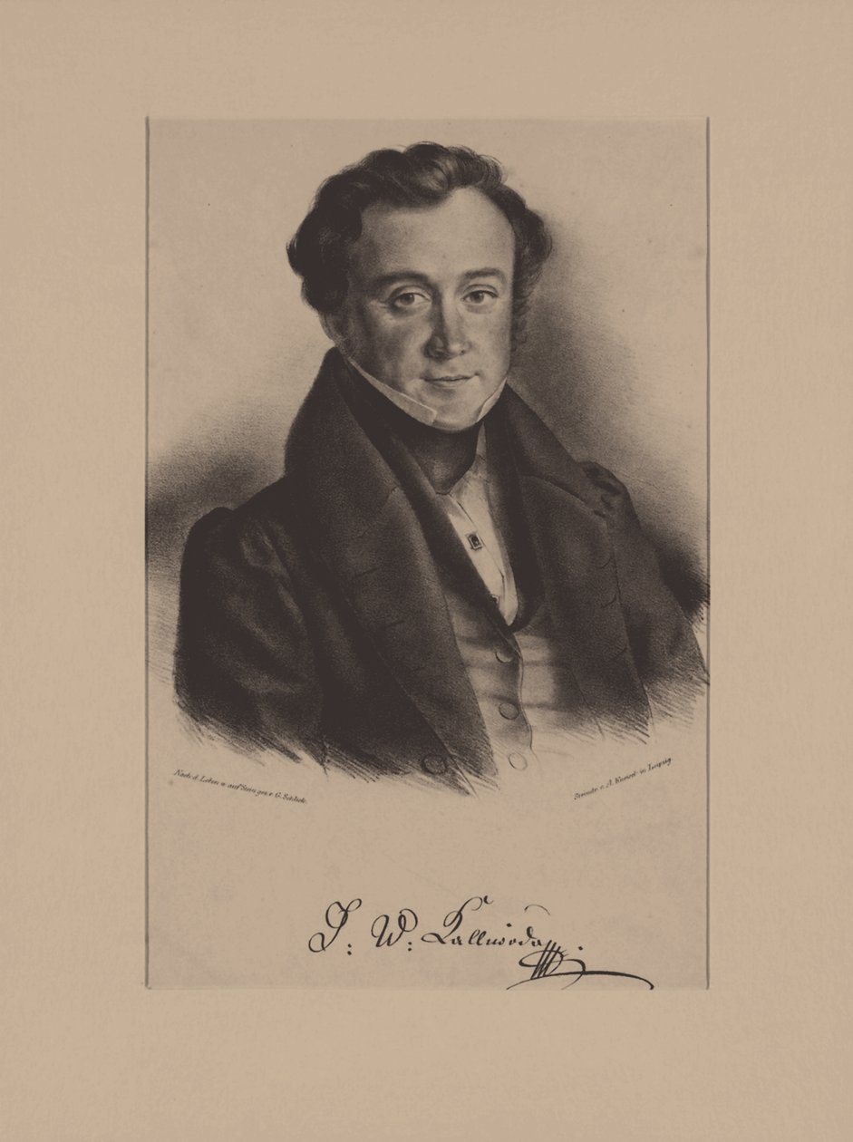 Portrait of the Composer Jan Kalivoda by Friedrich Gustav Schlick