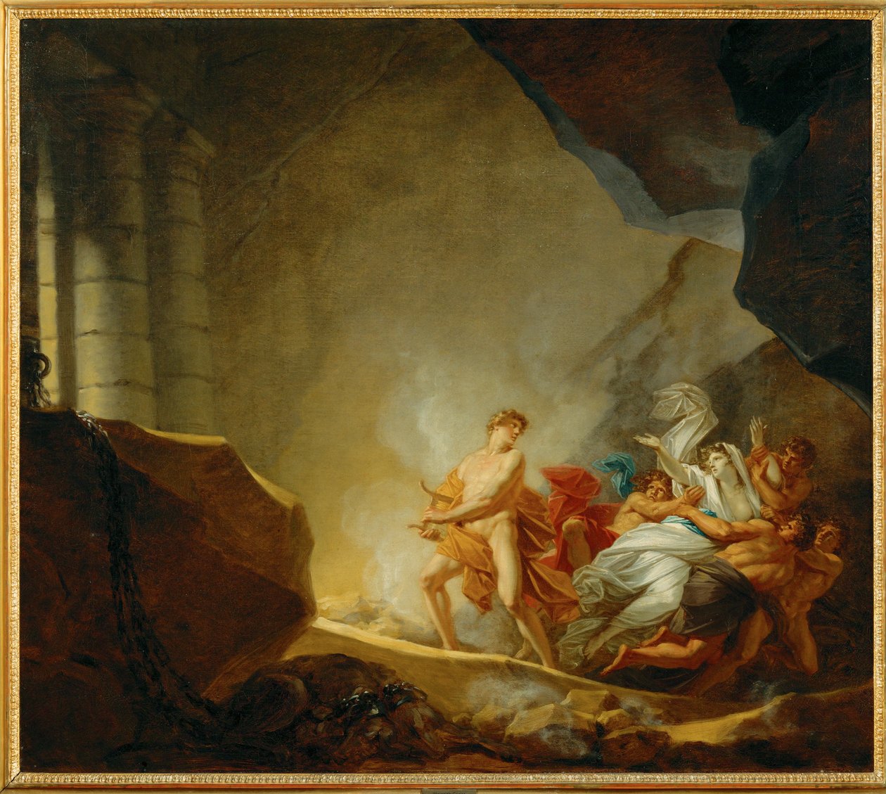 Orpheus and Euridice in the Underworld by Friedrich Heinrich Fuger