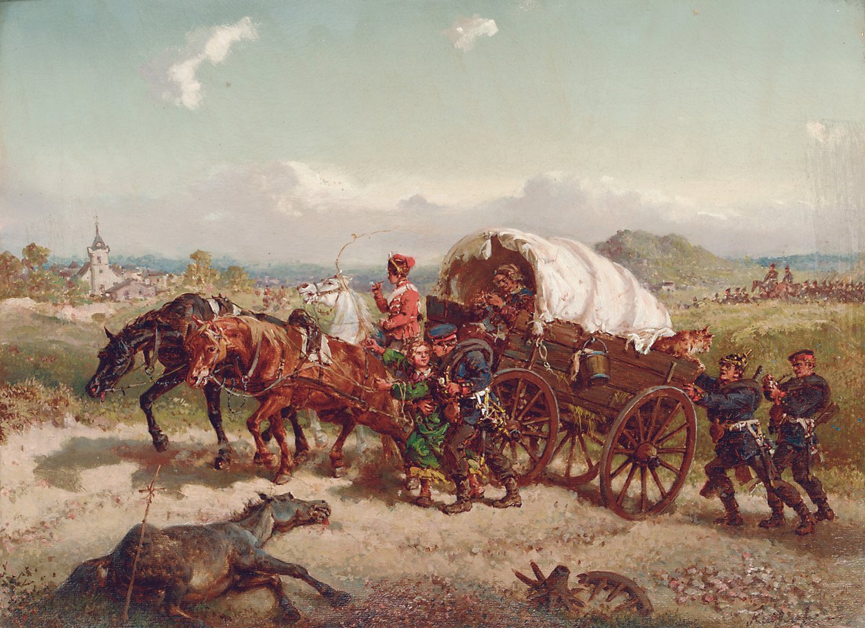 Returning from Battle by Friedrich Kaiser