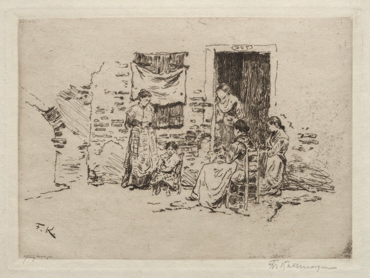 Chioggia by Friedrich Kallmorgan
