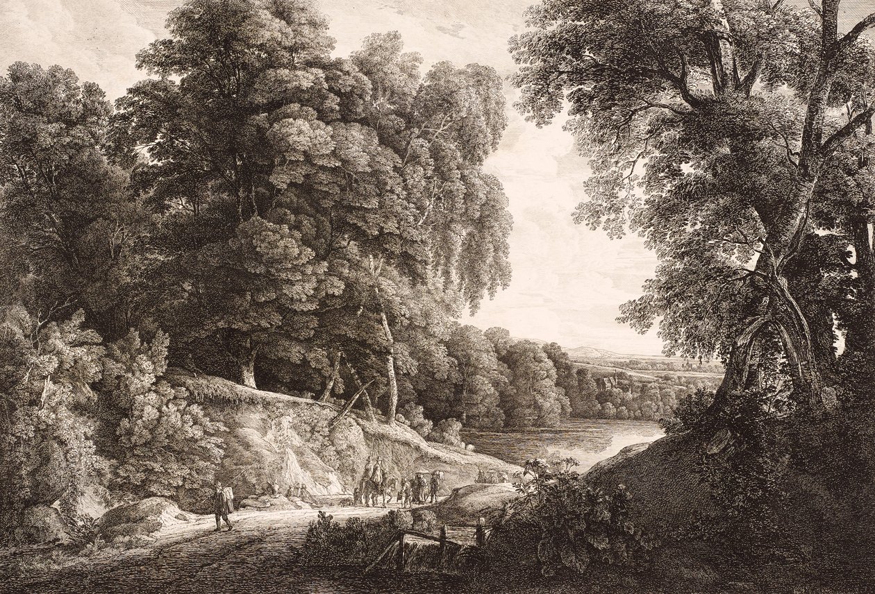 Forest Landscape by Friedrich Loos