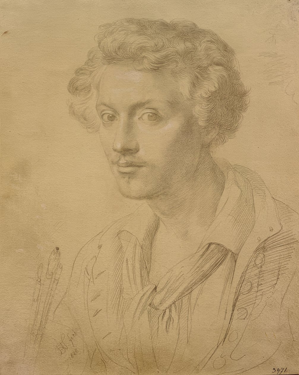 Friedrich Nerly (Self-Portrait) by Friedrich Nerly
