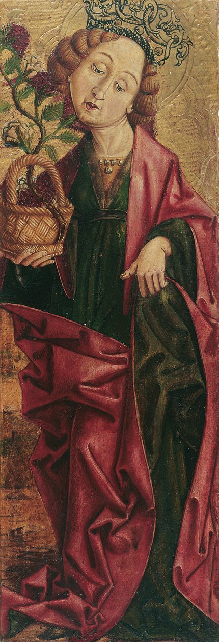 St. Dorothy (Inside) and St. Alexius (Outside) by Friedrich Pacher (Umkreis)