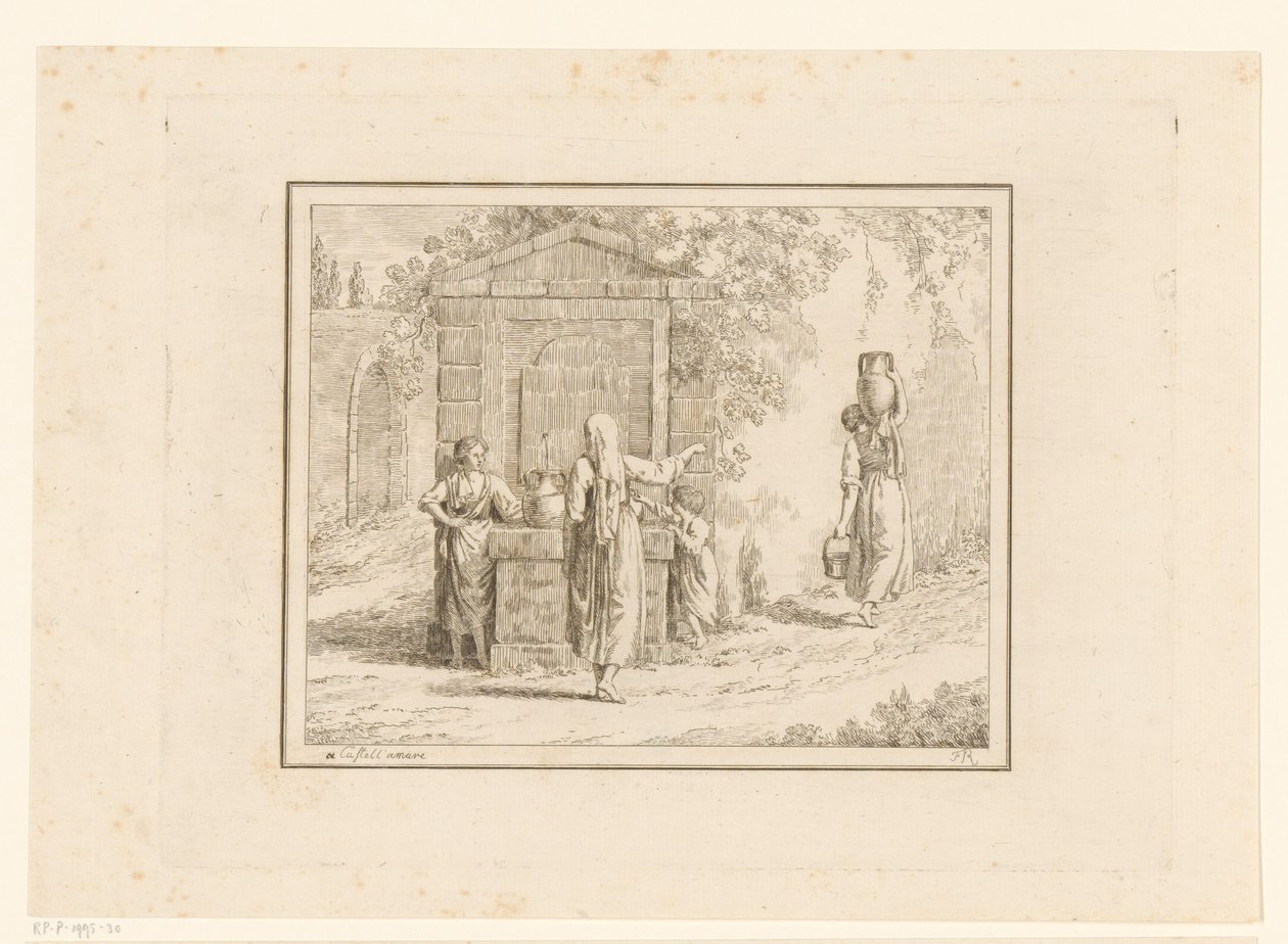 Women at a Well (Scenes from Daily Life in Italy) by Friedrich Rehberg