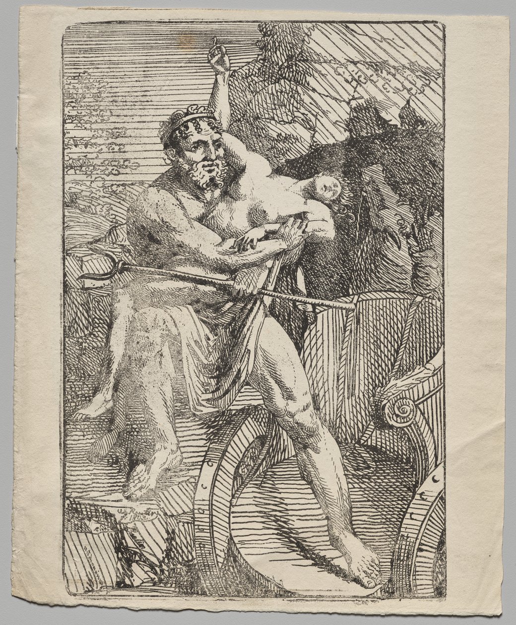 The Abduction of Proserpina by Pluto (2nd version) by Friedrich Wilhelm Reuter