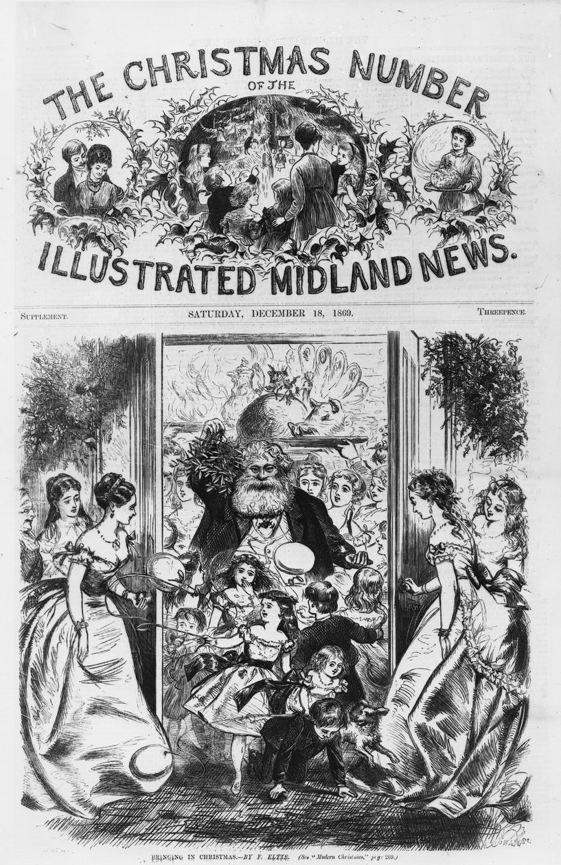 Bringing in Christmas, Front Cover of the 