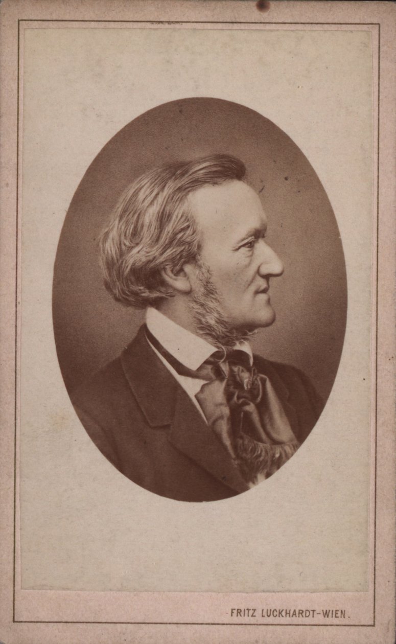Portrait of the Composer Richard Wagner 1813-1883, c. 1875 by Fritz Luckhardt