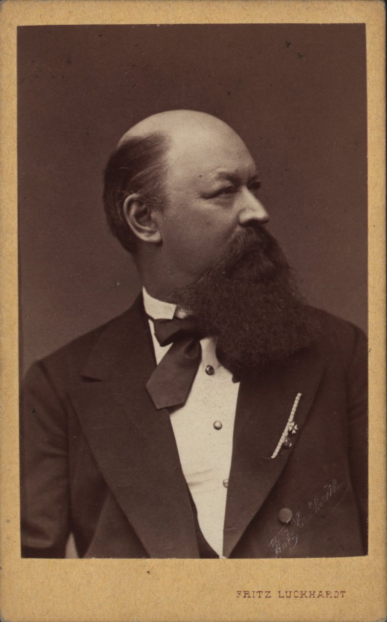 Portrait of the Composer Franz von Suppè by Fritz Luckhardt