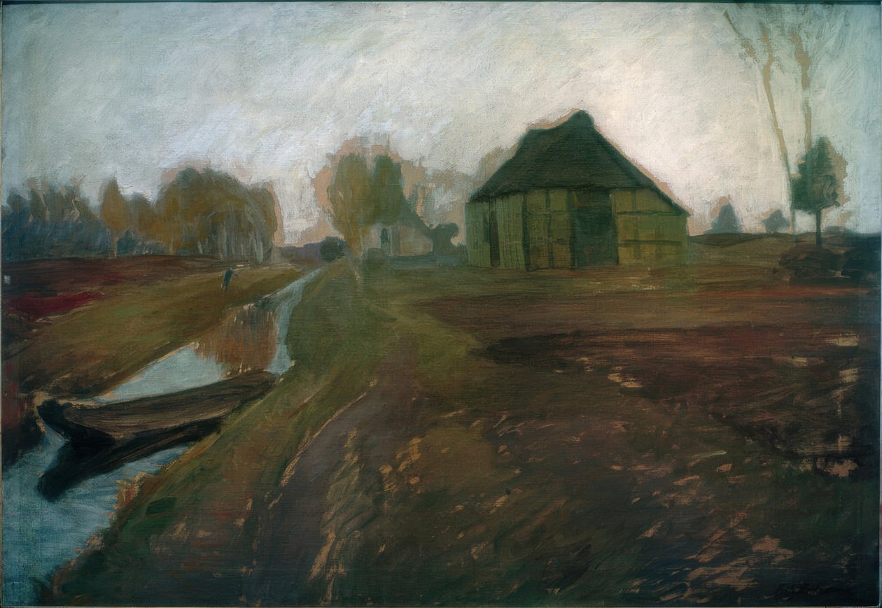 Moorland Ditch by Fritz Mackensen