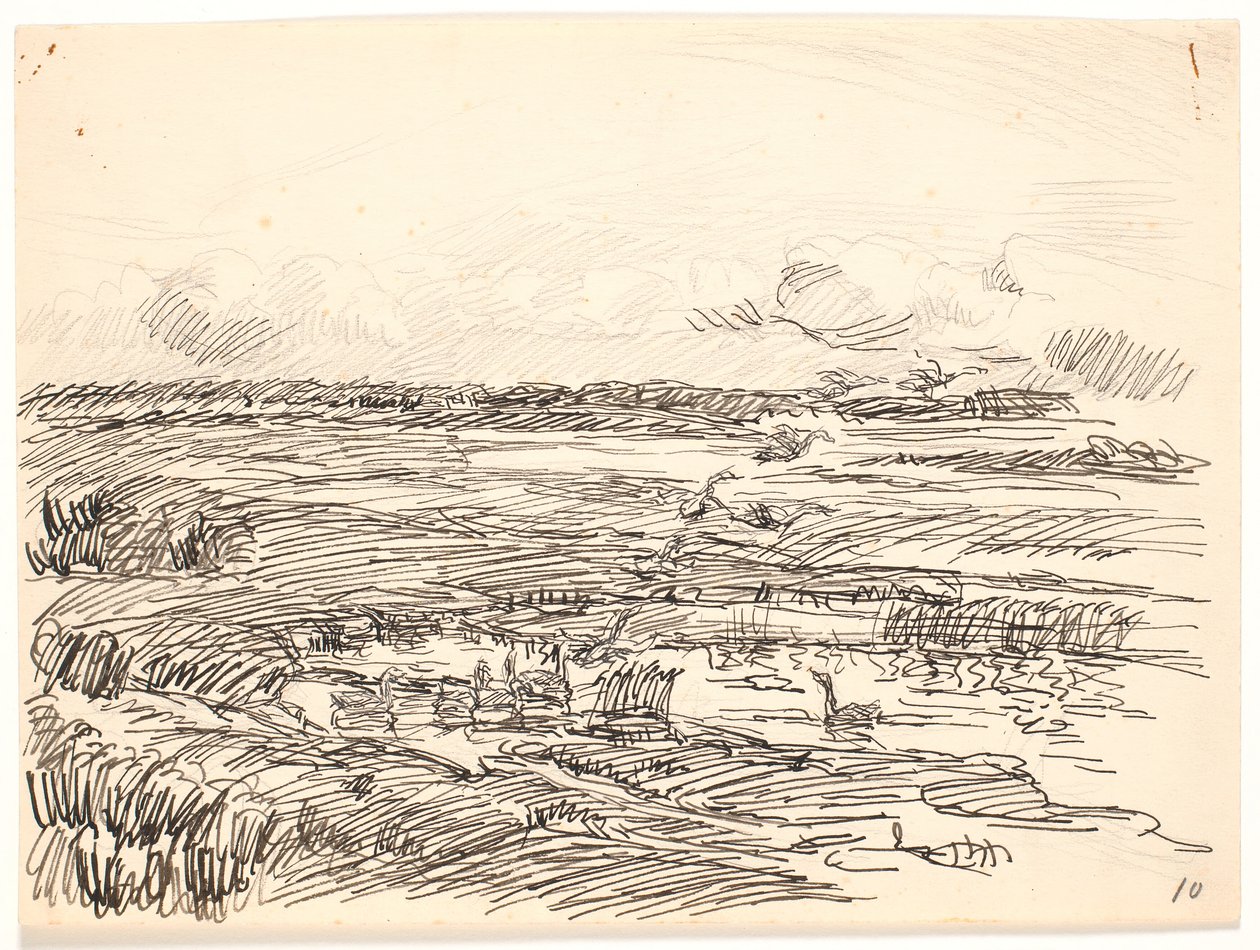Moselle Landscape by Fritz Syberg